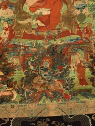 Dettaglio del Terzo Panchen Lama Losan Penden Yeshe